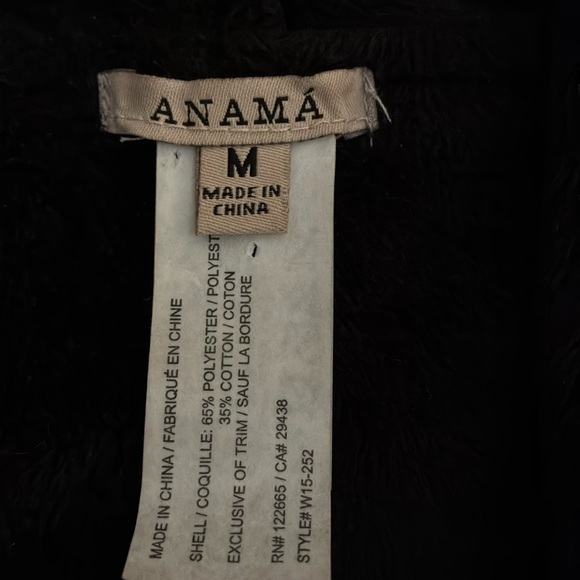 ANTHROPOLOGIE reversible black vest, plush or faux suede. M - Picture 11 of 17